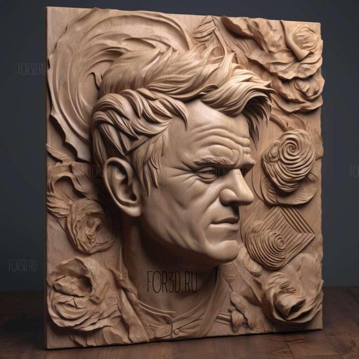 gordon ramsey 2 stl model for CNC